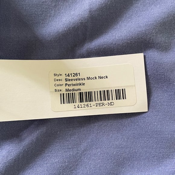 Kira Grace Periwinkle Mock Turtleneck - Picture 4 of 7